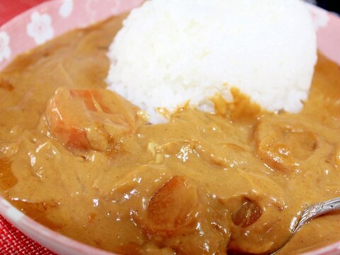 牛乳消費の甘口ミルクカレー